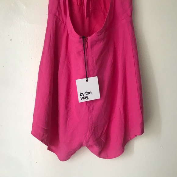 By the way Ezra Keyhole Romper in Pink - Picture 7 of 8
